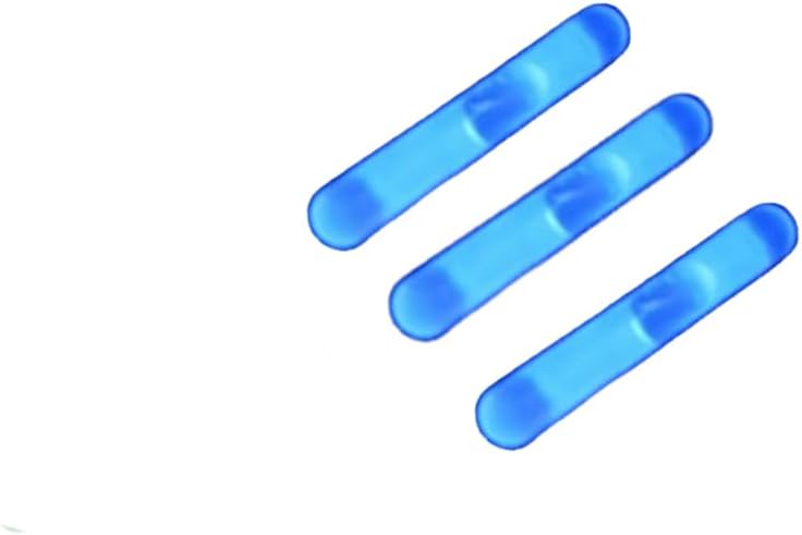 blinkee Glow Stick Refills for Night Golf - 1.5" Light Sticks, Perfectly Sized for Glow Golf Balls, Radiant Blue, Pack of 50