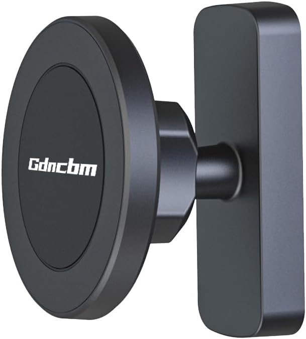 Magnetic Golf Cart Phone Holder：360 ° Rotatable Anti Shake Alloy Phone Mount Compatible with Mag-Safe iPhone 16-12 - Golf Cart Accessories Suitable for EZGO, Club Car, Yamaha, Icon