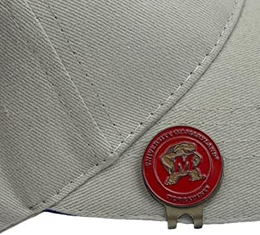 Magnetic Golf Hat Clip with 2 Double-Sided Golf Ball Markers – Easily Attaches to Golf Cap – Made of Stainless Steel & Ideal for Avid Golfers