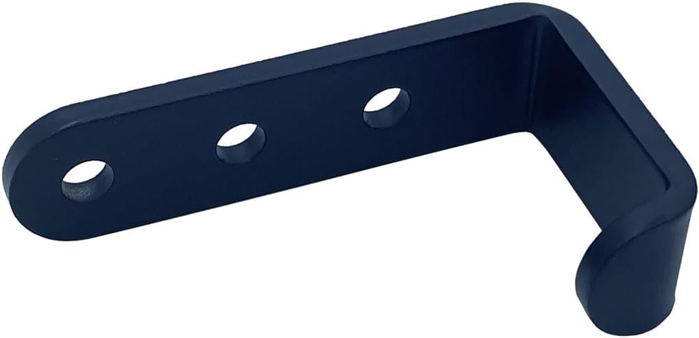 4 Pcs Heavy Duty Steel Wall J Hooks for Hanging,Garage Storage Utility Hooks Garden Tool Organizer, Wall Mount Hooks, Small U Hooks,Black (M)