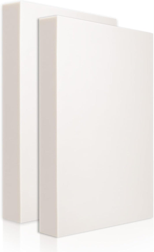 High Density XPS Foam Board,2 Pack 15.6x11.7X 2in Polystyrene Craft Foam Sheets, Rigid and Easy to Shape,DIY Modeling Art Projects, Party Decoration, Cosplay Prop Production, Carve,Heat Insulation