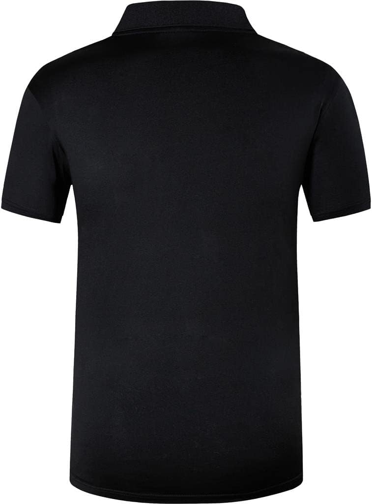 jeansian Men's Sport Outdoor Quick Dry Fit Short Sleeves Polo Tee Shirt Tshirt T-Shirt Tops Golf Tennis Bowling LSL195