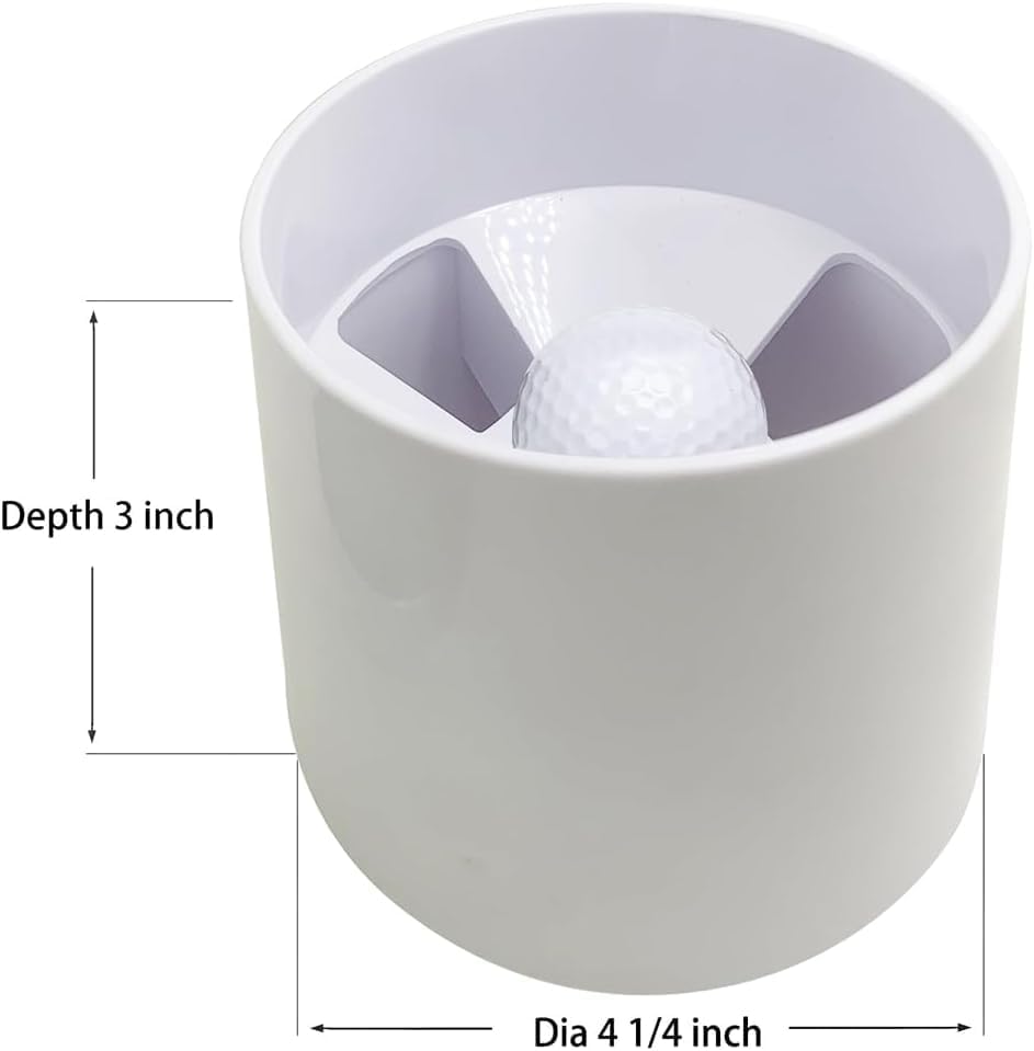 Upgrade Your Home Golf Game: Set of Metal-Base Golf Hole Cups for Ultimate Putting Practice