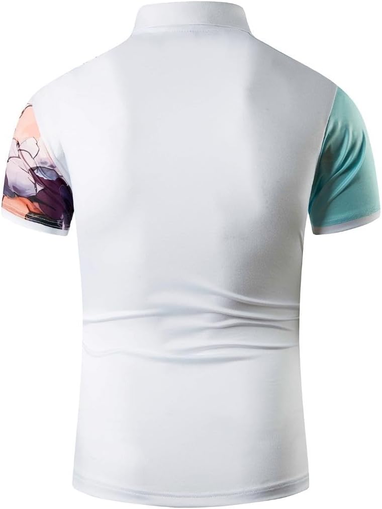 jeansian Men's Sport Outdoor Quick Dry Fit Short Sleeves Polo Tee Shirt Tshirt T-Shirt Tops Golf Tennis Bowling LSL195