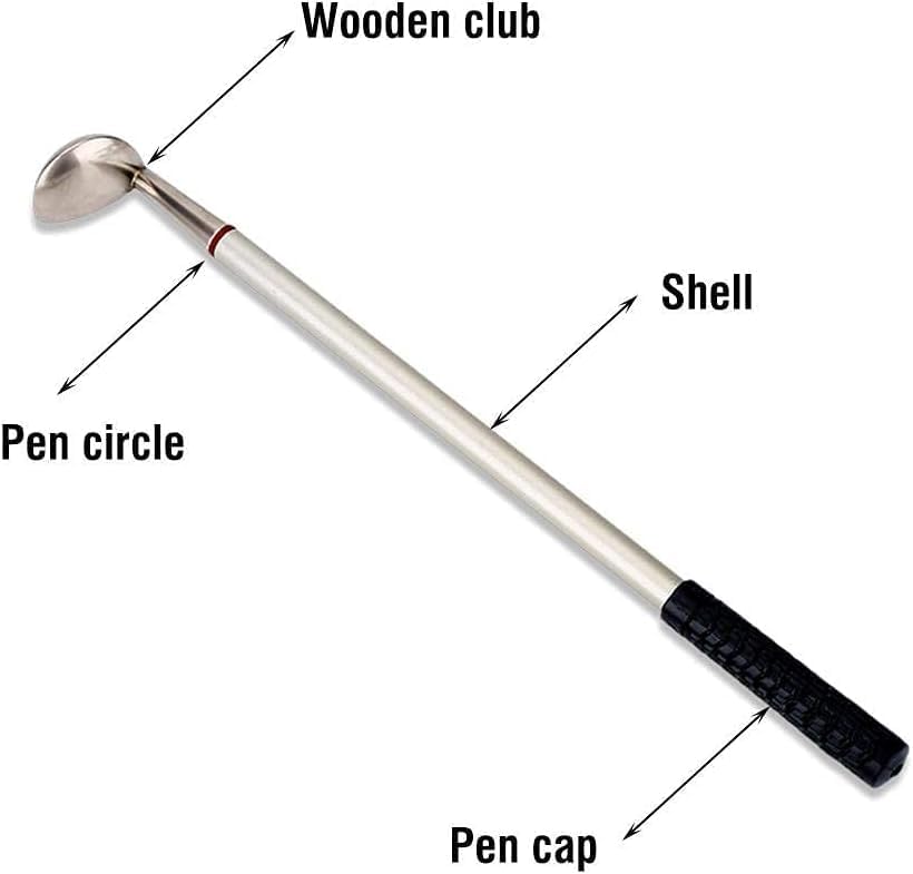 Mini Golf Club Putter Ballpoint Pen Set in Gift Box for Golfers, Desktop Decoration, School Supply, and Golf Accessories Combo