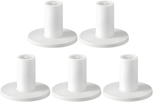 MiOYOOW 5PCS Rubber Golf Tees, Flexible Tee Holder with Wider Base, Golf Ball Tees Accessories for Men and Women