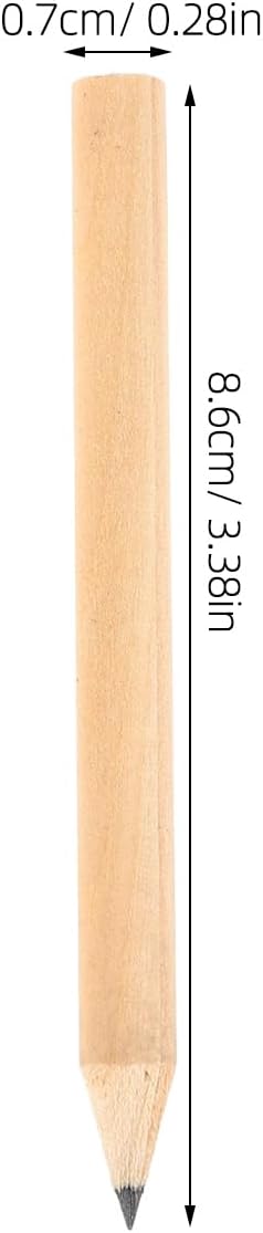 Kisangel 50pcs Golf Pencils Bulk Hb Mini Half Pencils Pre Sharpened Wood Short Pen for Scoring, Writing, School Classroom Office Supplies