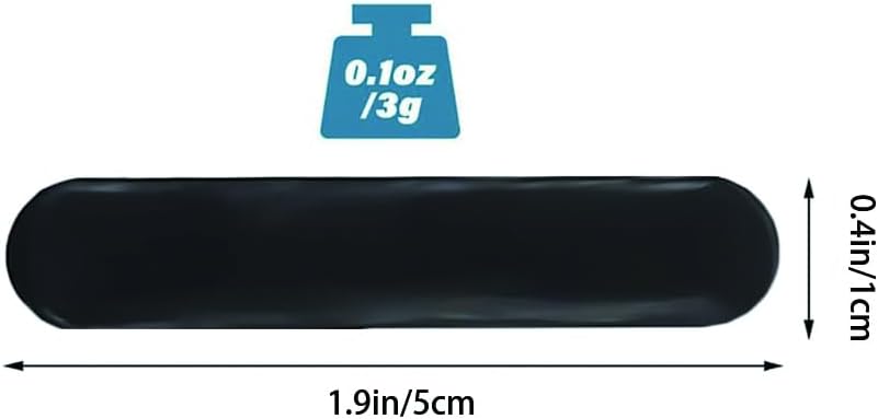 Golf Lead Tape Pickleball Lead Tape Adhesive Lead Sheet 30pcs 2.0×0.4in 3g,Golf Training Accessories|for Golf Iron Woods Putter or Tennis Racket Badminton Racket Weight Adjustment