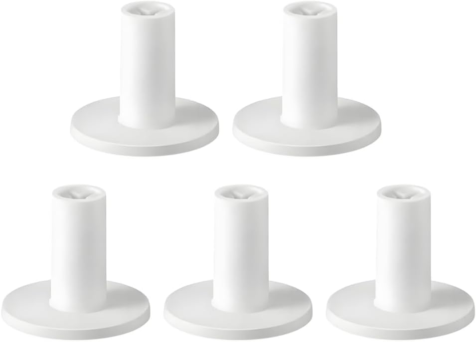 MiOYOOW 5PCS Rubber Golf Tees, Flexible Tee Holder with Wider Base, Golf Ball Tees Accessories for Men and Women