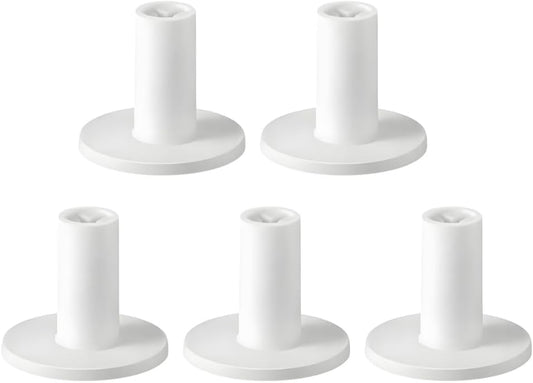 MiOYOOW 5PCS Rubber Golf Tees, Flexible Tee Holder with Wider Base, Golf Ball Tees Accessories for Men and Women