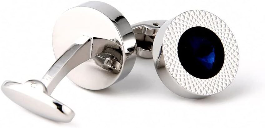 S&W Wedding Cufflinks for Men Cuffs with Gift Box Business for Tuxedo Shirts