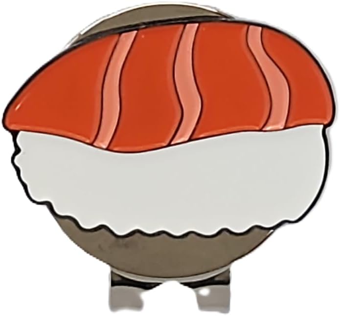 Funny & Unique Golf Ball Markers with Hat Clip – Food & Fun Icons – Perfect Golf Accessories & Gifts