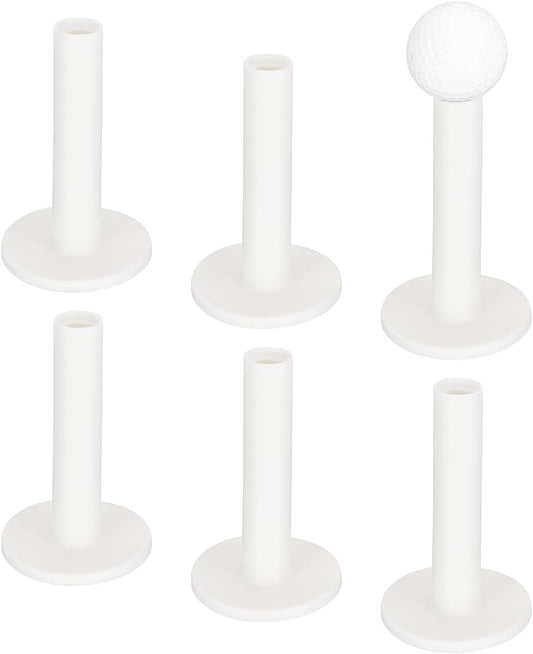 Rubber Golf Tees [] - Flexible Stable Ball Holder Use for Home & Outdoor & Indoor Tall Training Driving Range - [] Hitting Mats