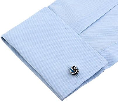 S&W Wedding Cufflinks for Men Cuffs with Gift Box Business for Tuxedo Shirts