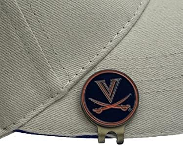 Magnetic Golf Hat Clip with 2 Double-Sided Golf Ball Markers – Easily Attaches to Golf Cap – Made of Stainless Steel & Ideal for Avid Golfers