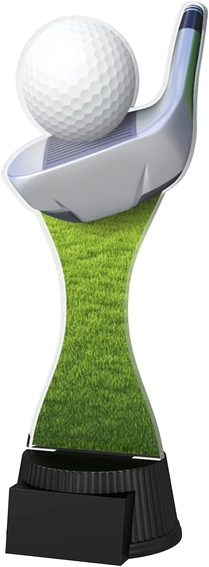 Trophy Monster Golf Full Color OR Resin Color Double Printed 1/8" Thick Acrylic Stunning Trophy Award