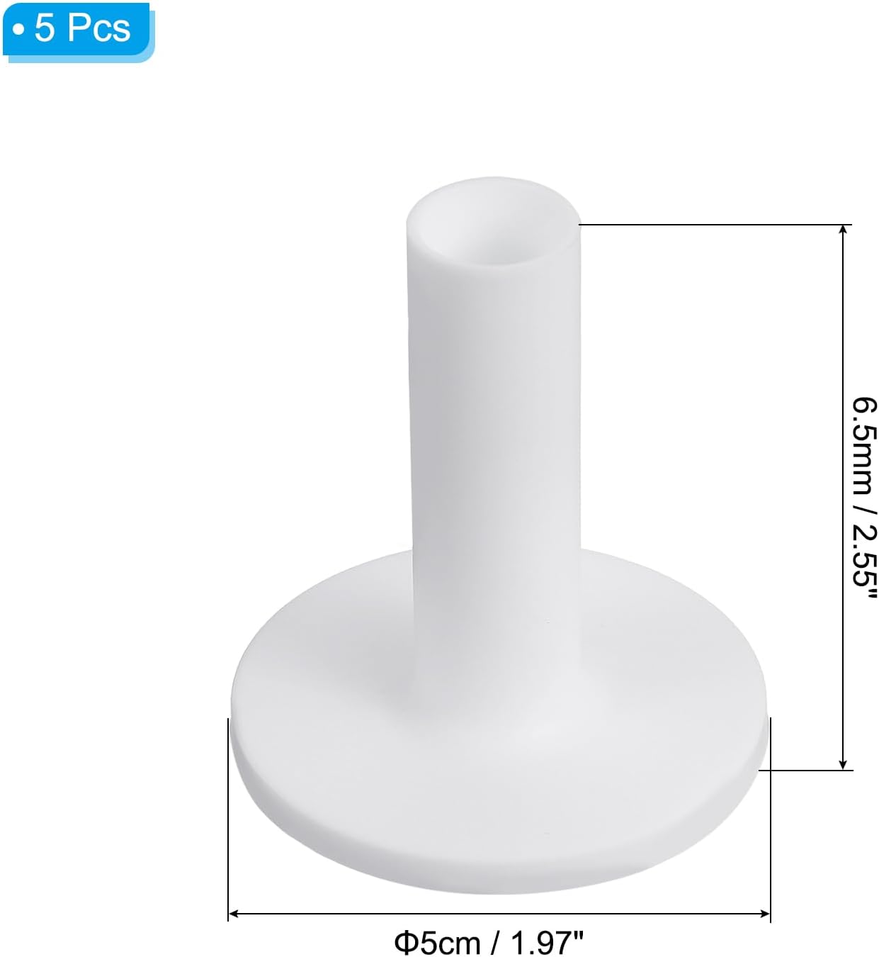 PATIKIL Rubber Golf Tees, Tall Practice Training Driving Range Tee Stable Ball Holder