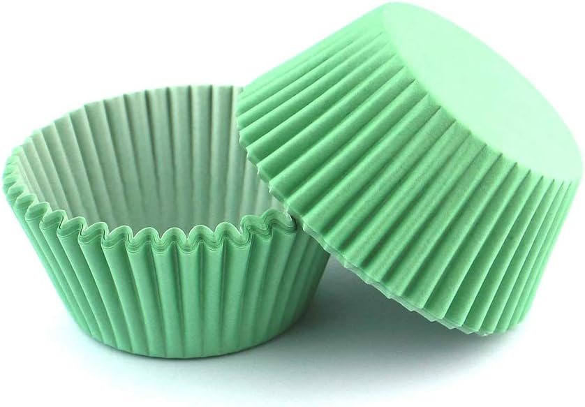 Baking Cups Cupcake Liners, Standard Sized, 300 Count (Green)