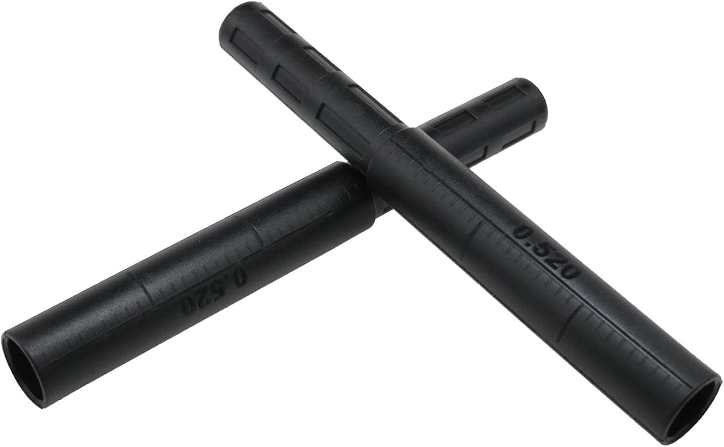 yukata Golf Shaft Extension Putter Shaft Extension 0.52“ - 0.59" Golf Club Extensions Golf Club Shafts for Iron/Wood Golf Repair Black 3PCS