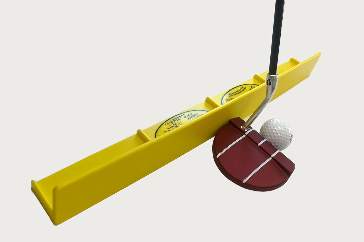The Putting Arc - MS3 Model - Golf Training Aid Used to Perfect Your Putting and Reduce Your Score! - Practice and Master Your Putting Fundamentals! - Golden Yellow