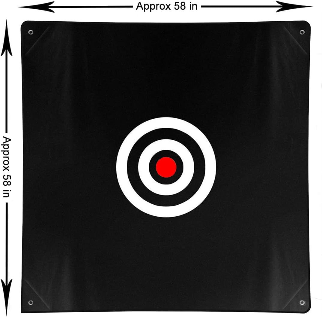 58" x 58" Golf Target Cloth - Hitting Practice Target for Indoor/Outdoor Training