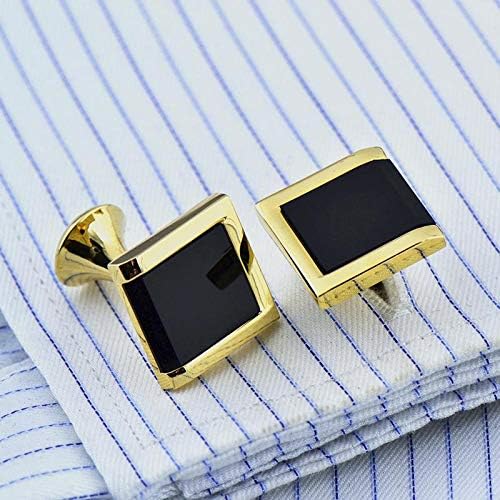 S&W Wedding Cufflinks for Men Cuffs with Gift Box Business for Tuxedo Shirts