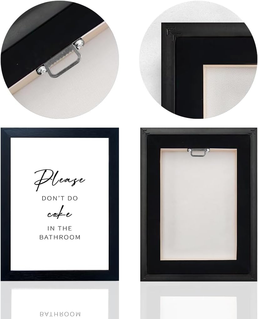 Black and White Bathroom Wall Art Please Dont Do Coke In The Bathroom Sign Home Picture Painting for Decor