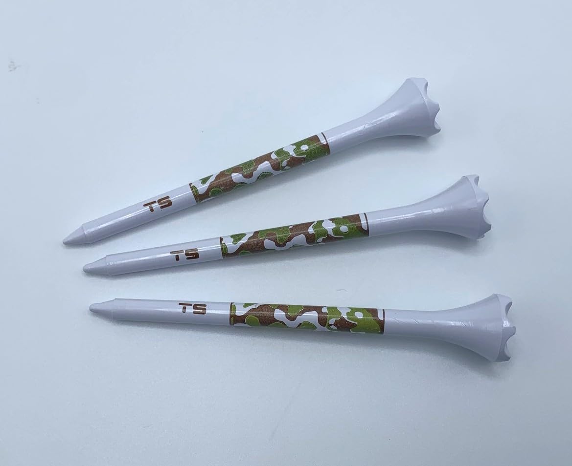 TRUESTRIKE Premium USA Golf Tees – 3¼" or 2¾" Durable Plastic Performance Tees (100 Pack) – Made in USA – Bulk Value Pack