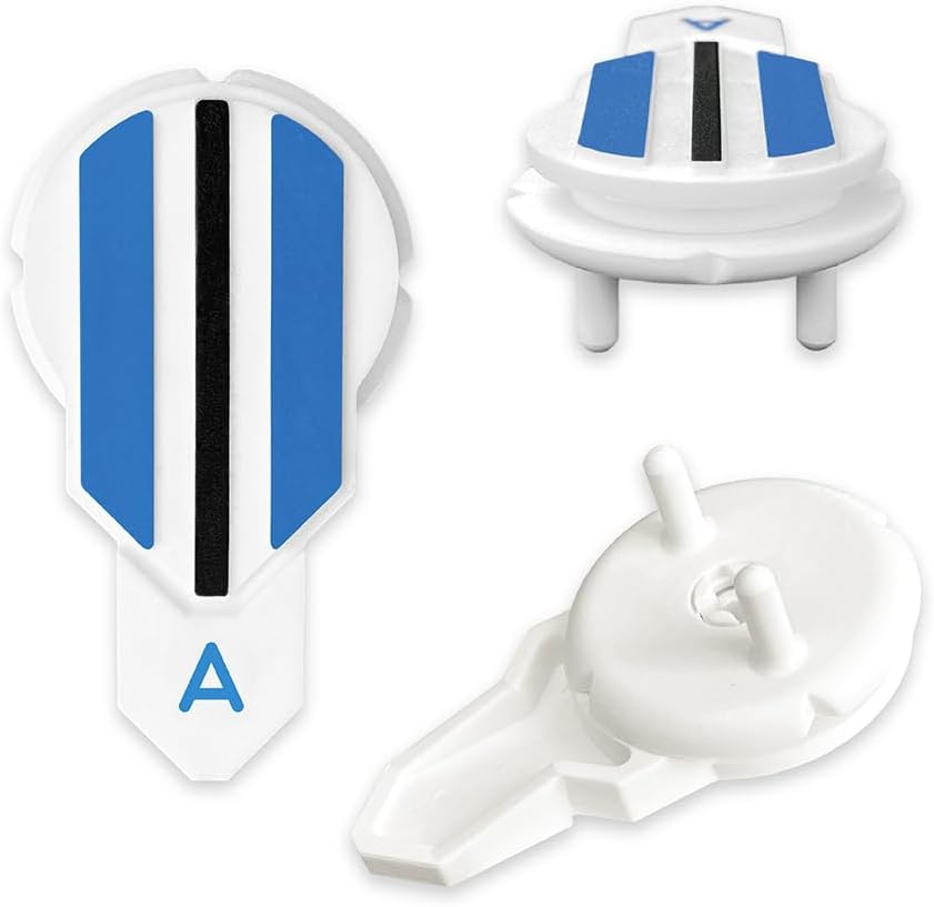 Putting Alignment Aid Tool - Golf Ball Marker - Rotate to Aim - Golf Gift Accessory for Men & Women Golfers - USGA Compliant