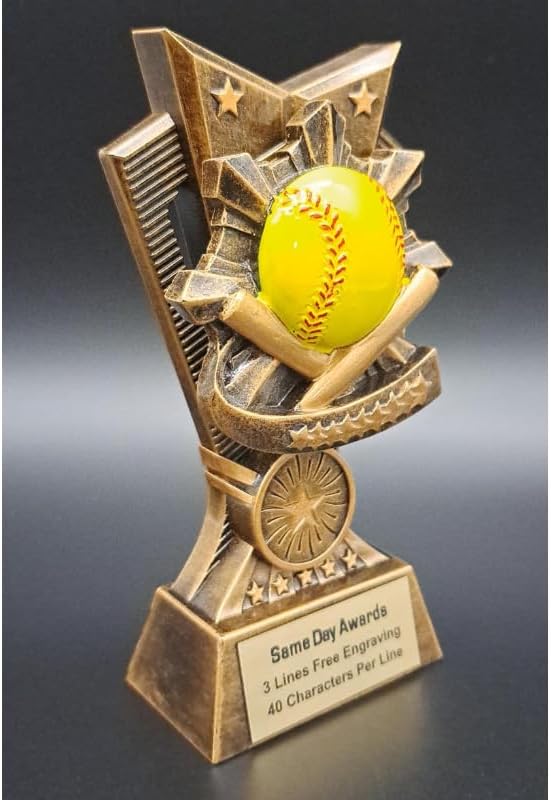 Champion V Sports Trophy Award with Custom Engraving – Recognition Trophy for Kids and Adults Team Awards for Competitions School Sports Student Athletes MVPs Tournaments and Celebrations