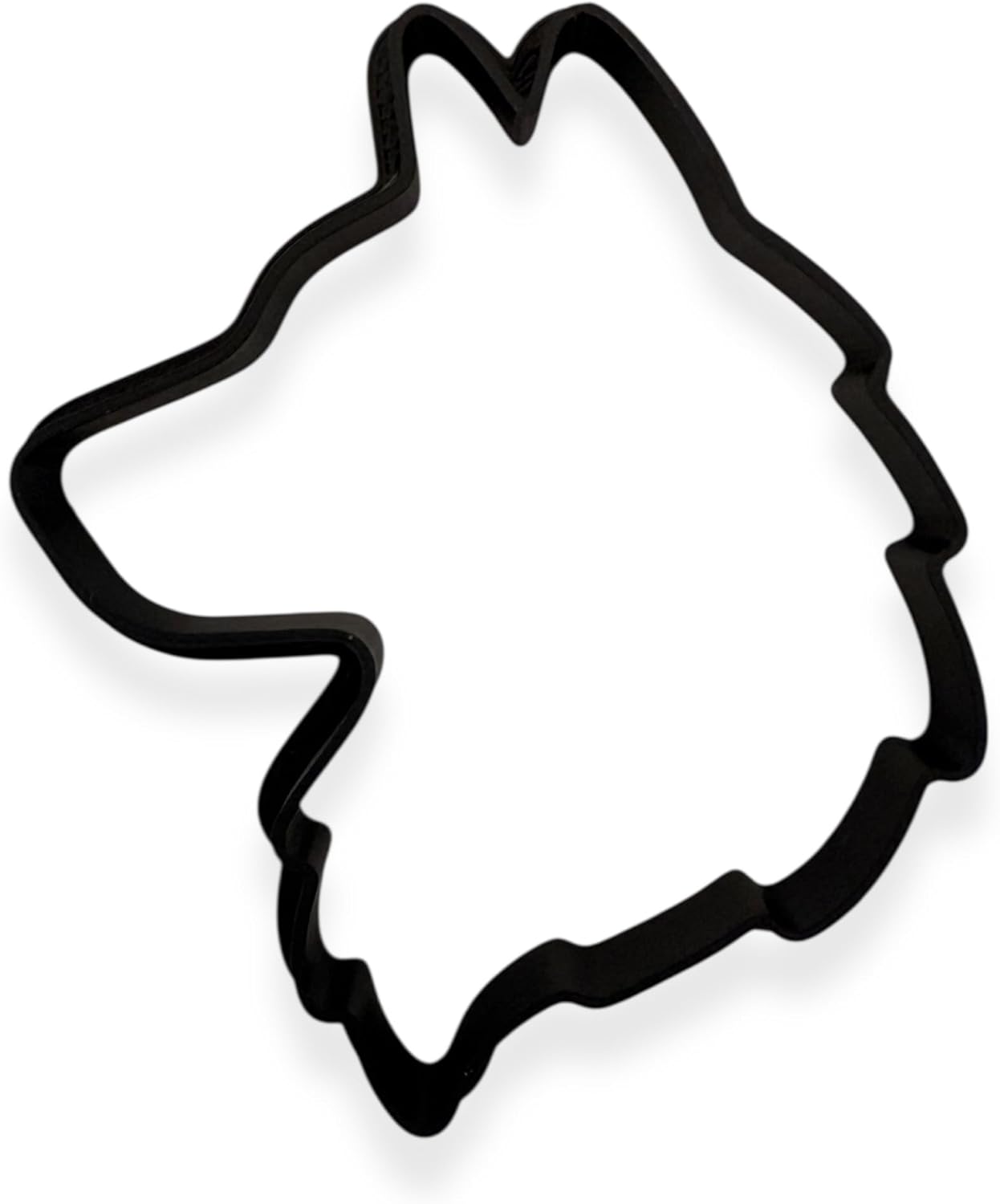 Wolf Head Cookie Cutter with Easy to Push Design (4 inches)