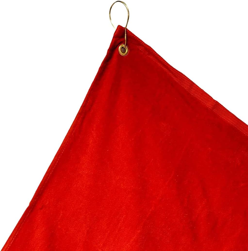 Cotton Golf Bag Towel with Clip (Red)