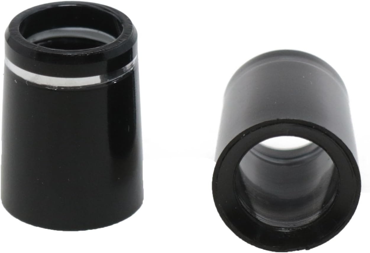 yukata Black Golf Ferrules Golf Club Ferrules Golf Ring Golf Tapered Ferrules 0.335 Golf Club Parts for Most Brands of Irons 10PCS