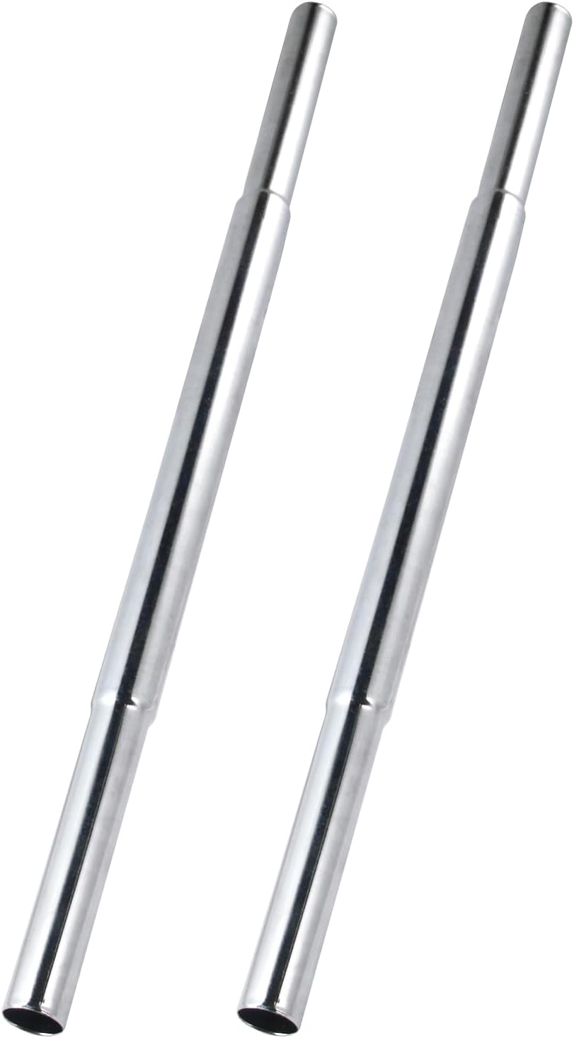 2 or 4 Pieces Golf Club Shaft Extensions, 0.6 Inch Steel Suitable for Iron and Wood Clubs, Essential Repair and Upgrade Kit