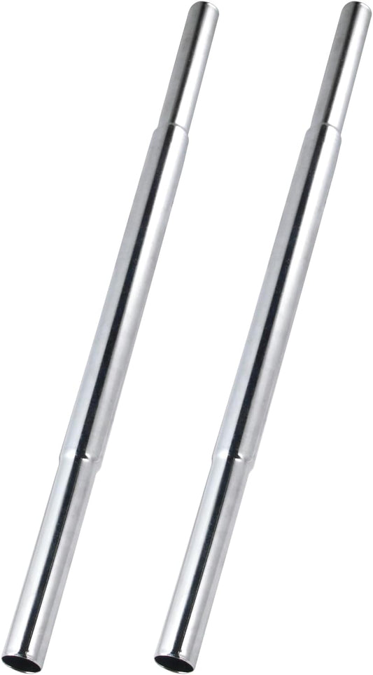 2 or 4 Pieces Golf Club Shaft Extensions, 0.6 Inch Steel Suitable for Iron and Wood Clubs, Essential Repair and Upgrade Kit