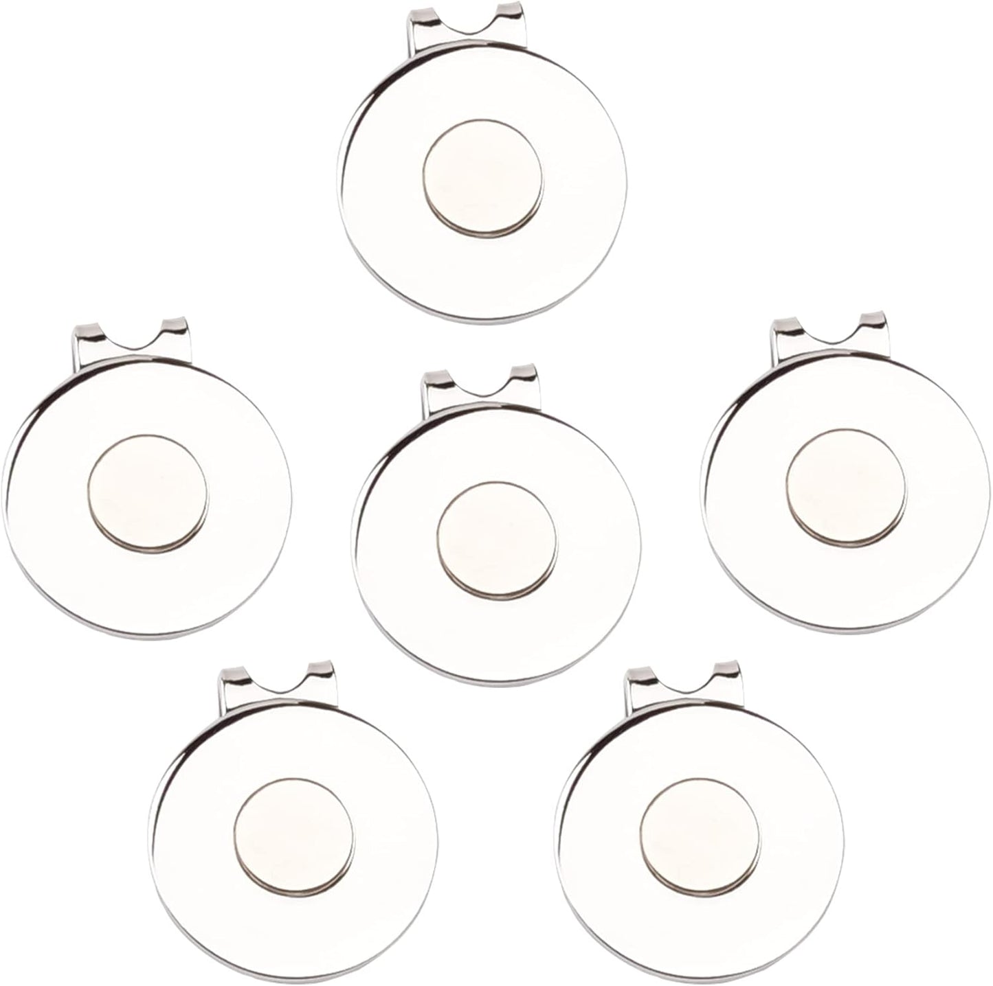 Magnetic Golf Hat Clips Ball Marker Holder for Golf Gloves Hats Bags Caps Visor Belt