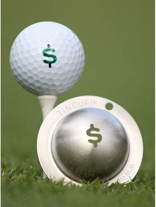 Tin Cup Golf Ball Marking Stencil