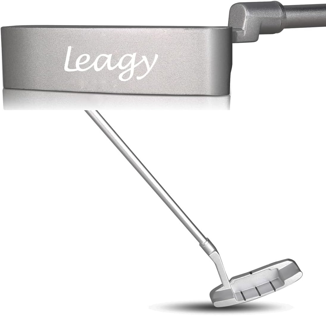 LEAGY 4-Section Portable Putter - Right & Left Hand, 2 Golf Balls, 1Pack Golf Bag