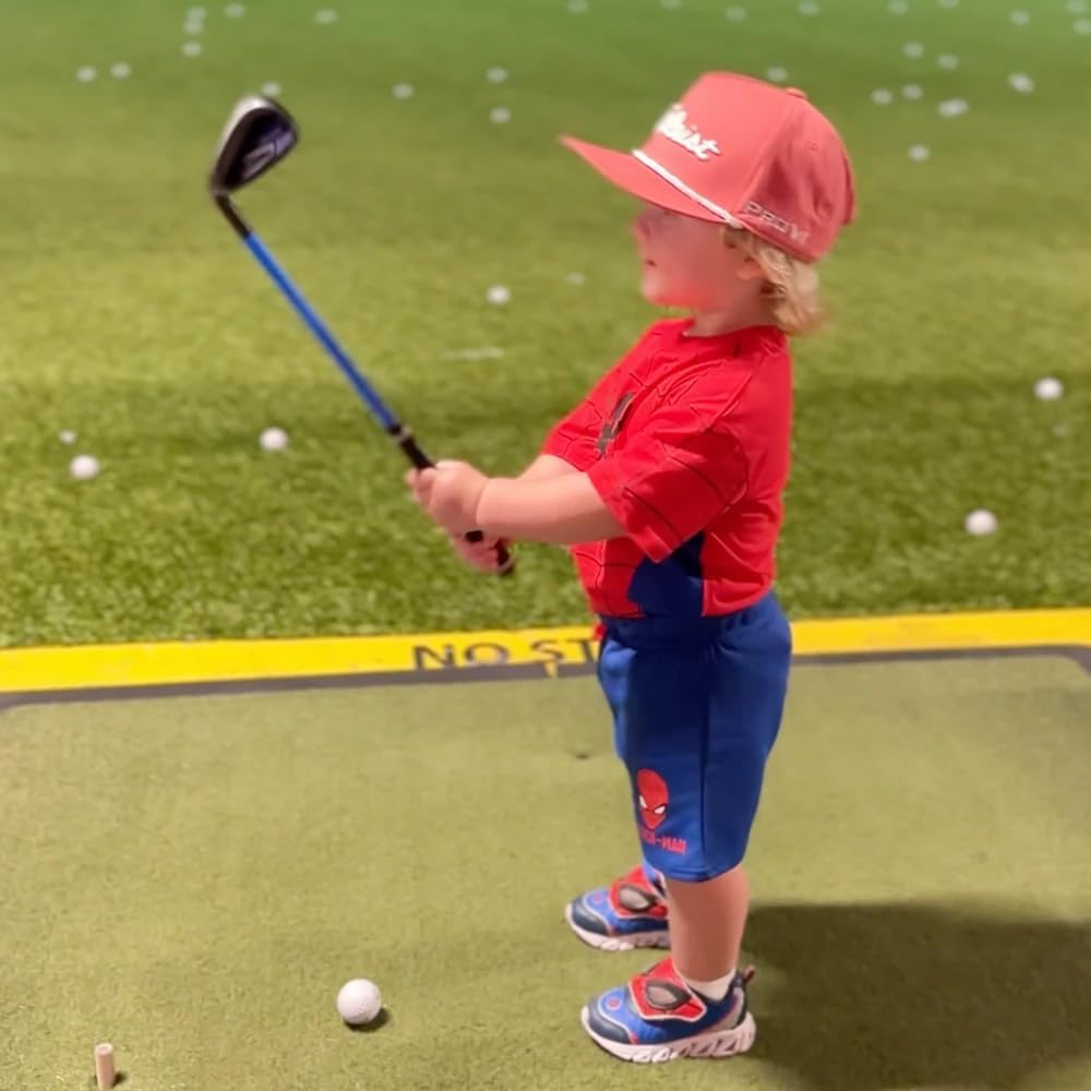 Lag Shot Baby 7 Iron – Toddler Golf Swing Trainer Club for Ages 0-3 | Develops Early Coordination & Motor Skills | Lightweight, Flexible Design | Perfect First Golf Club for Young Beginners