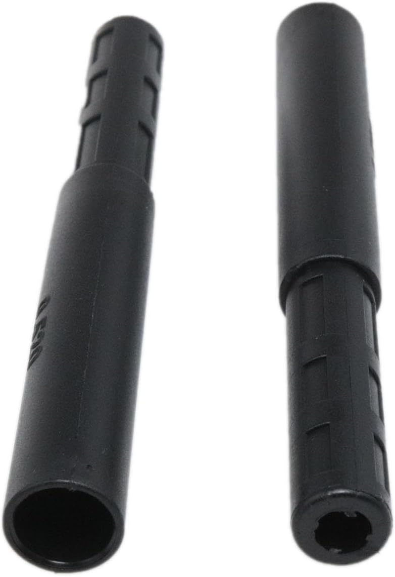 yukata Golf Shaft Extension Putter Shaft Extension 0.52“ - 0.59" Golf Club Extensions Golf Club Shafts for Iron/Wood Golf Repair Black 3PCS