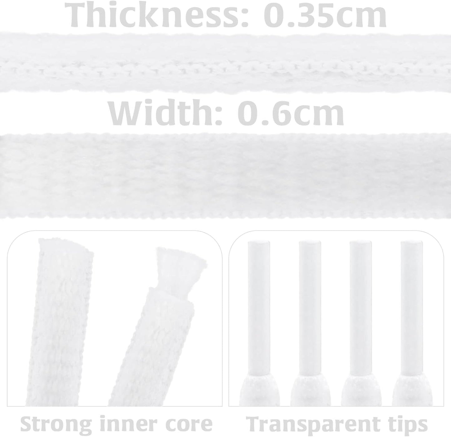 DELELE 2Pair Oval Shoes laces 42 Colors Half Round 1/4" Athletic ShoeLaces for Sport/Running Shoes Shoe Strings