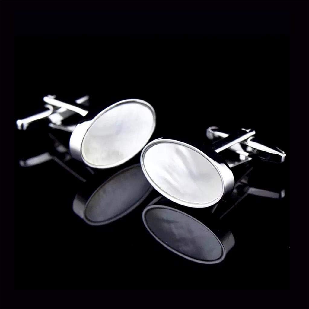 S&W Wedding Cufflinks for Men Cuffs with Gift Box Business for Tuxedo Shirts