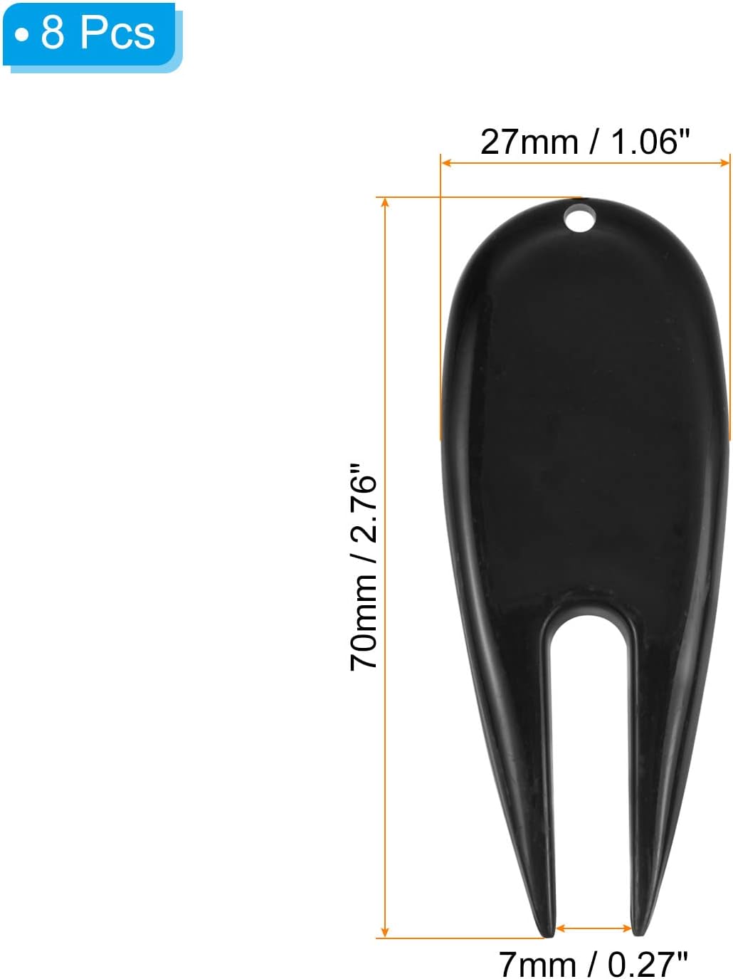 PATIKIL Golf Divot Tool, Plastic Golf Repair Tool Ball Marker for Golfer