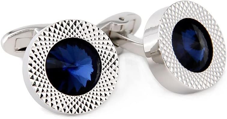 S&W Wedding Cufflinks for Men Cuffs with Gift Box Business for Tuxedo Shirts