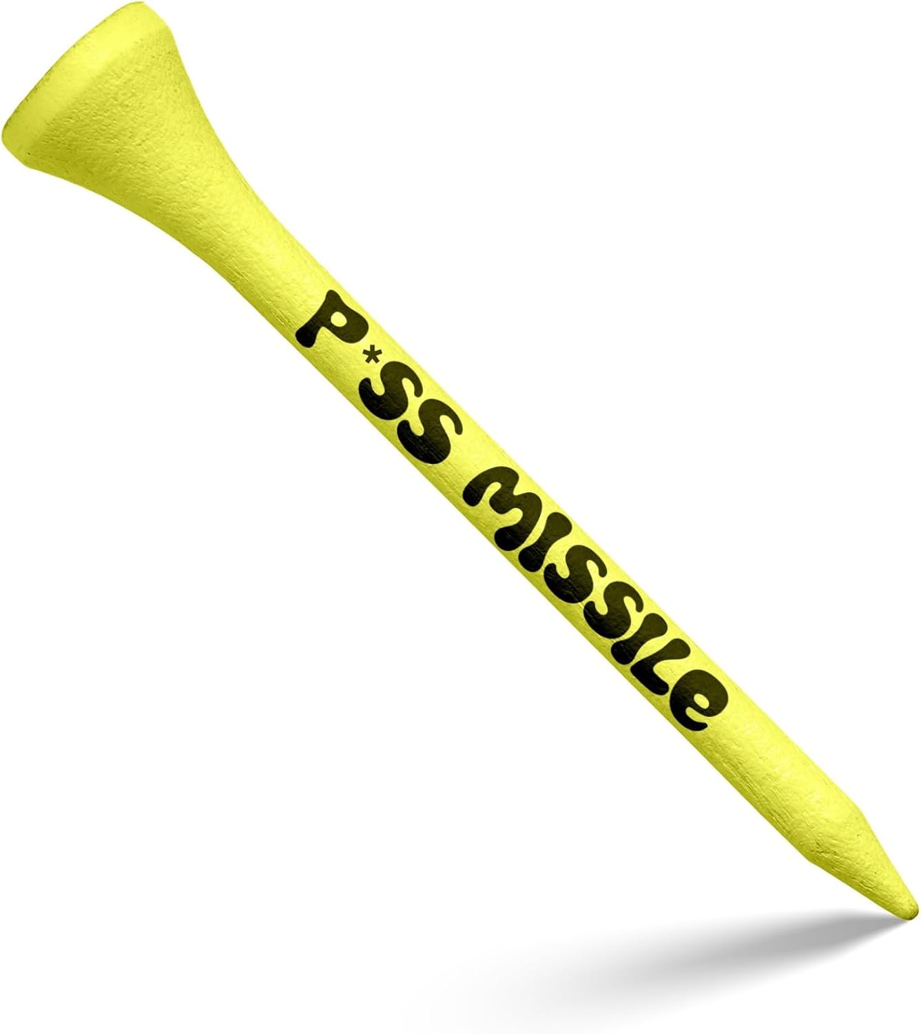 Driver Darts by P*ss Missile, Premium Bamboo Wood Golf Tees, 18 Count, 3.25" (83mm) Tee Length - Iconic Packging Style and Cool Organization - Fun Gift Ideas for Golfers