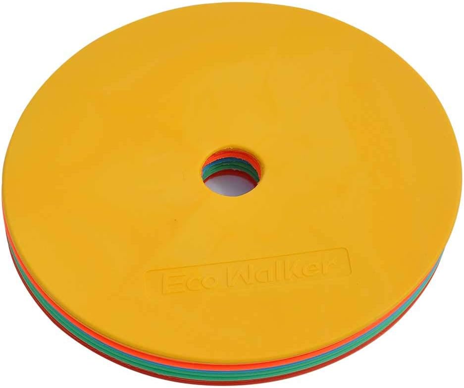 Flat Cones Spot Markers Soccer Basketball Sports Speed Agility Training