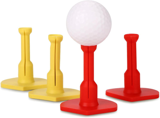 Premium Rubber Golf Tees for Hitting Mats, Unbreakable Golf Mats Tee for Driving Range, Excellent Durability and Stability Opening Rubber tees, Golf Accessories, Golf Gift