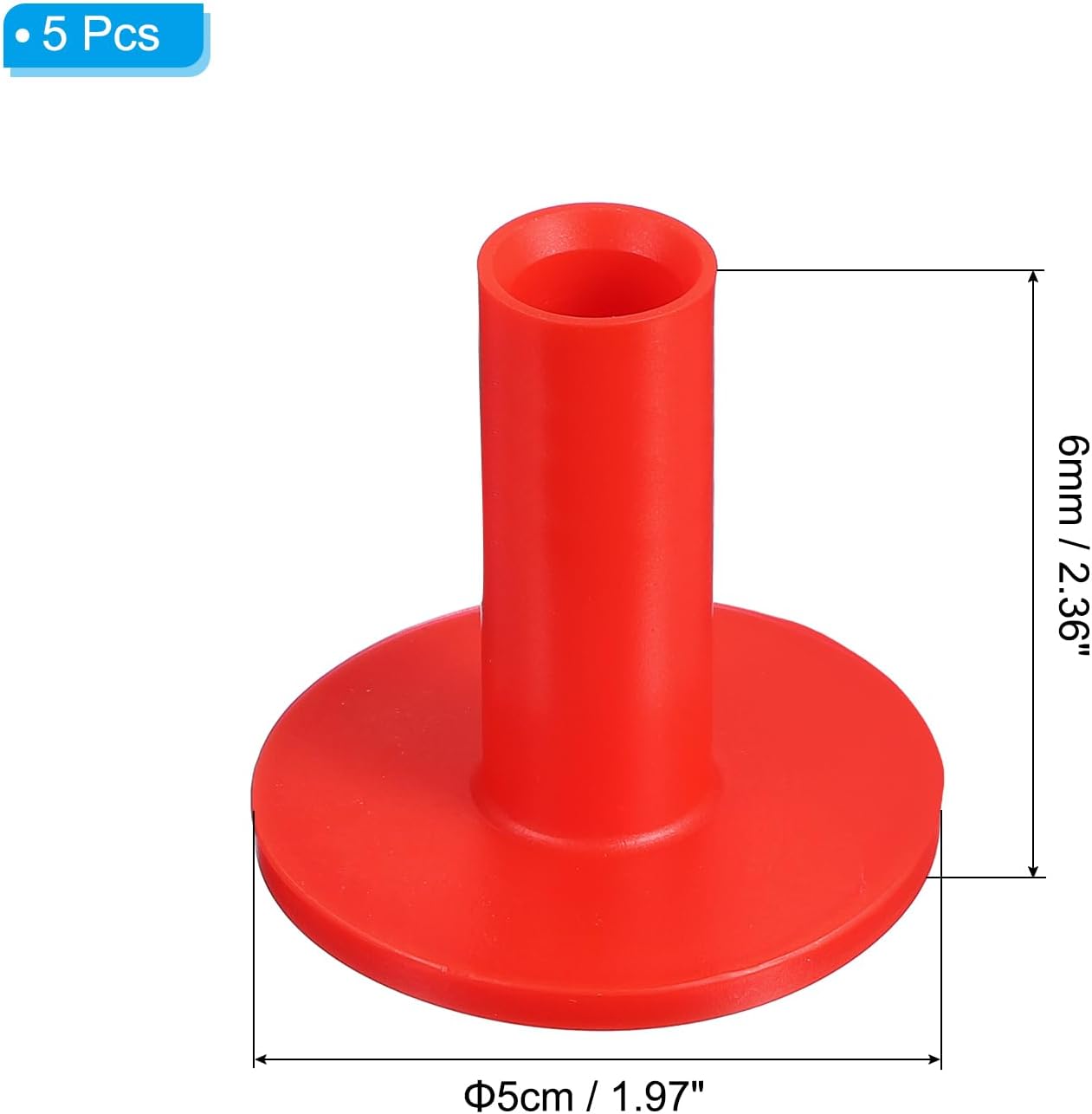 PATIKIL Rubber Golf Tees, Tall Practice Training Driving Range Tee Stable Ball Holder