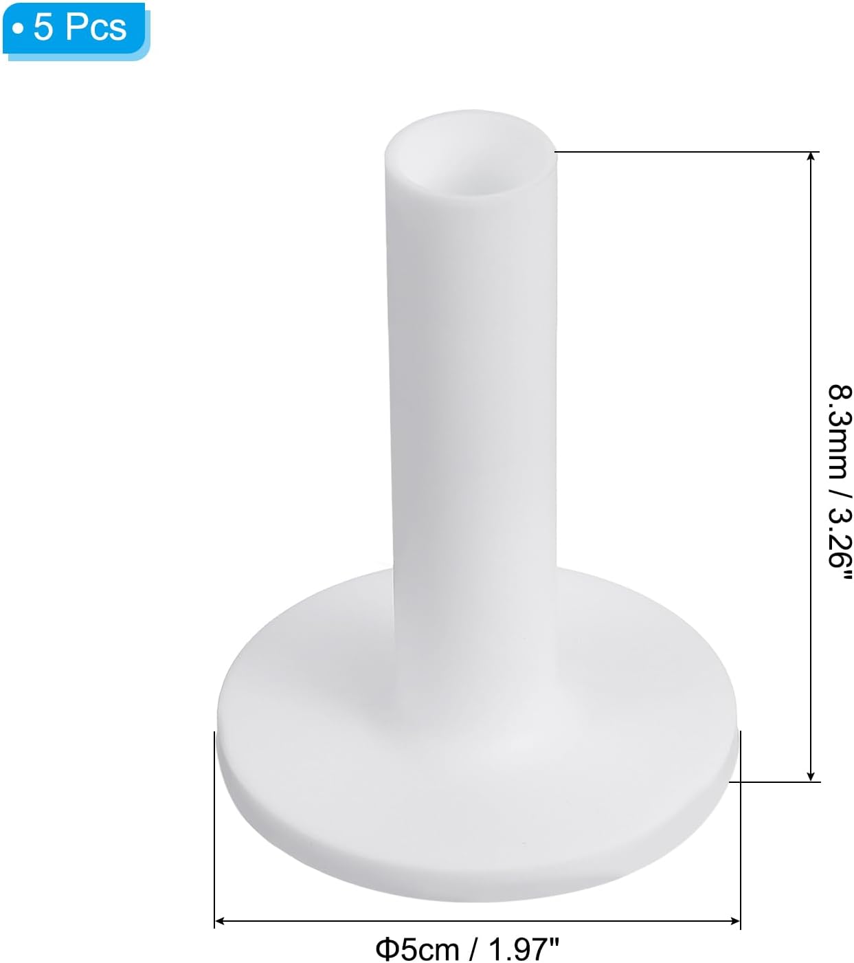 PATIKIL Rubber Golf Tees, Tall Practice Training Driving Range Tee Stable Ball Holder