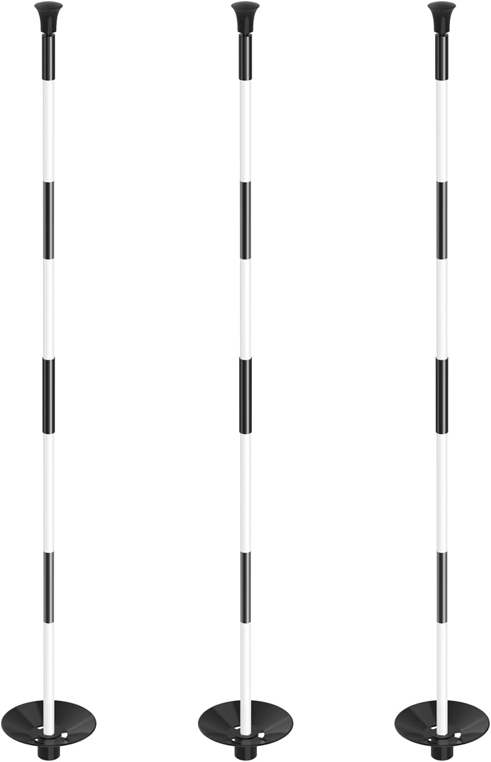 KINGTOP Golf Flagstick - Portable Design, Practice Putting Green Flag Stick for Yard, Club - Golf Pole Pin Flagpole, 3FT or 6FT Heights Available